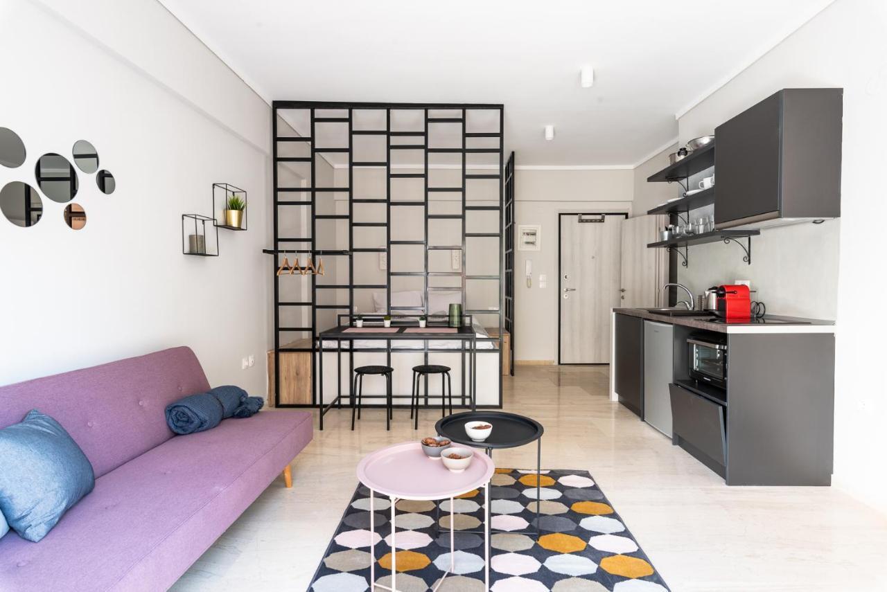 Modern Studio Close To Waterfront Tessalónica Exterior foto